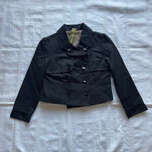 Soia & Kyo Cropped Pea Coat Blazer Y2K